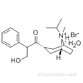 3- (3-hydroxy-1-oxo-2-phénylpropoxy) -8-méthyl-8- (1-méthyléthyl) -8-azoniabicyclo (3.2.1) bromure monohydraté CAS 66985-17-9